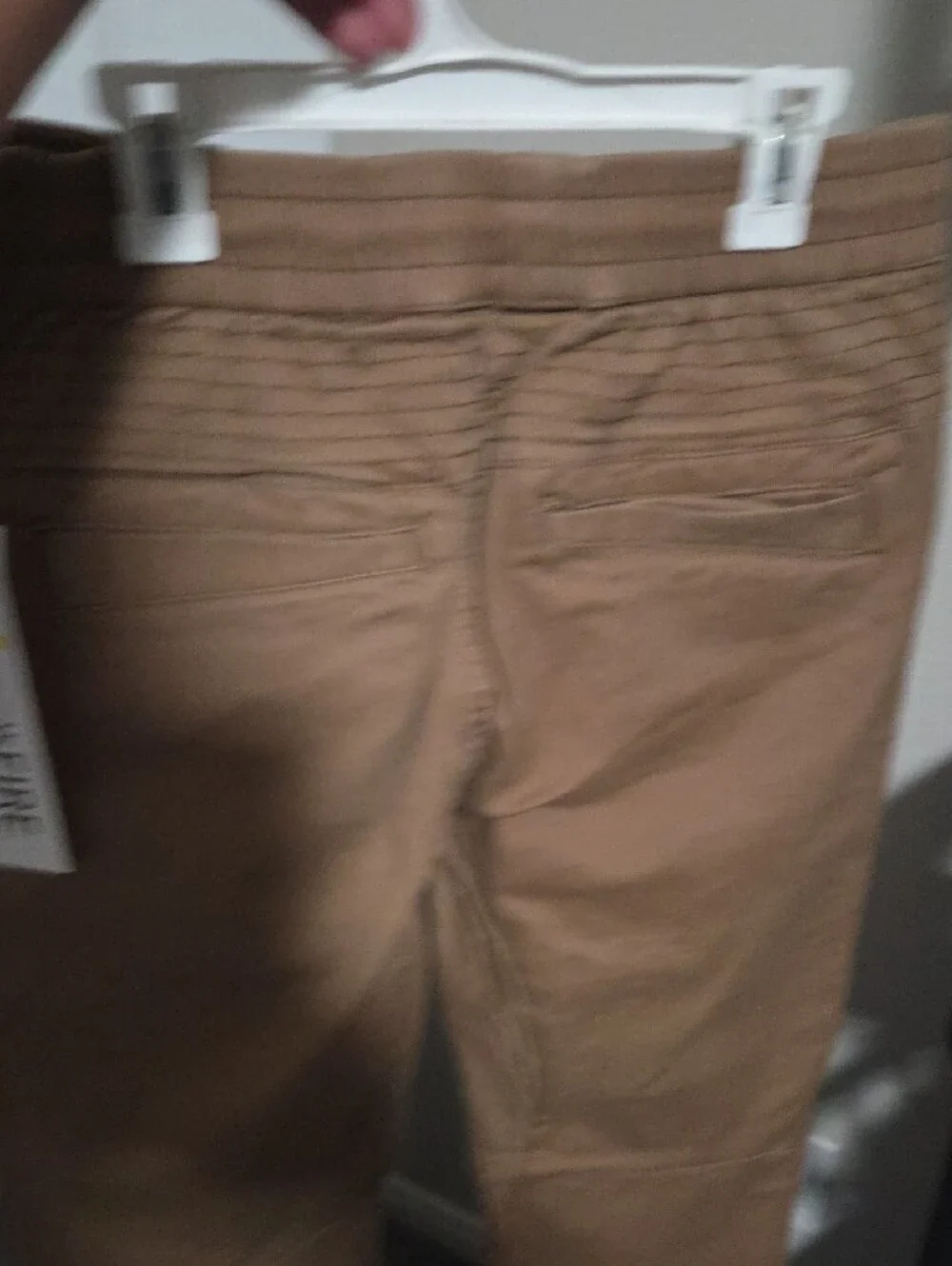 Ring of Fire Men's Tan Jogger Pants with Zipper Detail